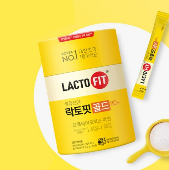 락토핏 골드 80포, 160g, 1개